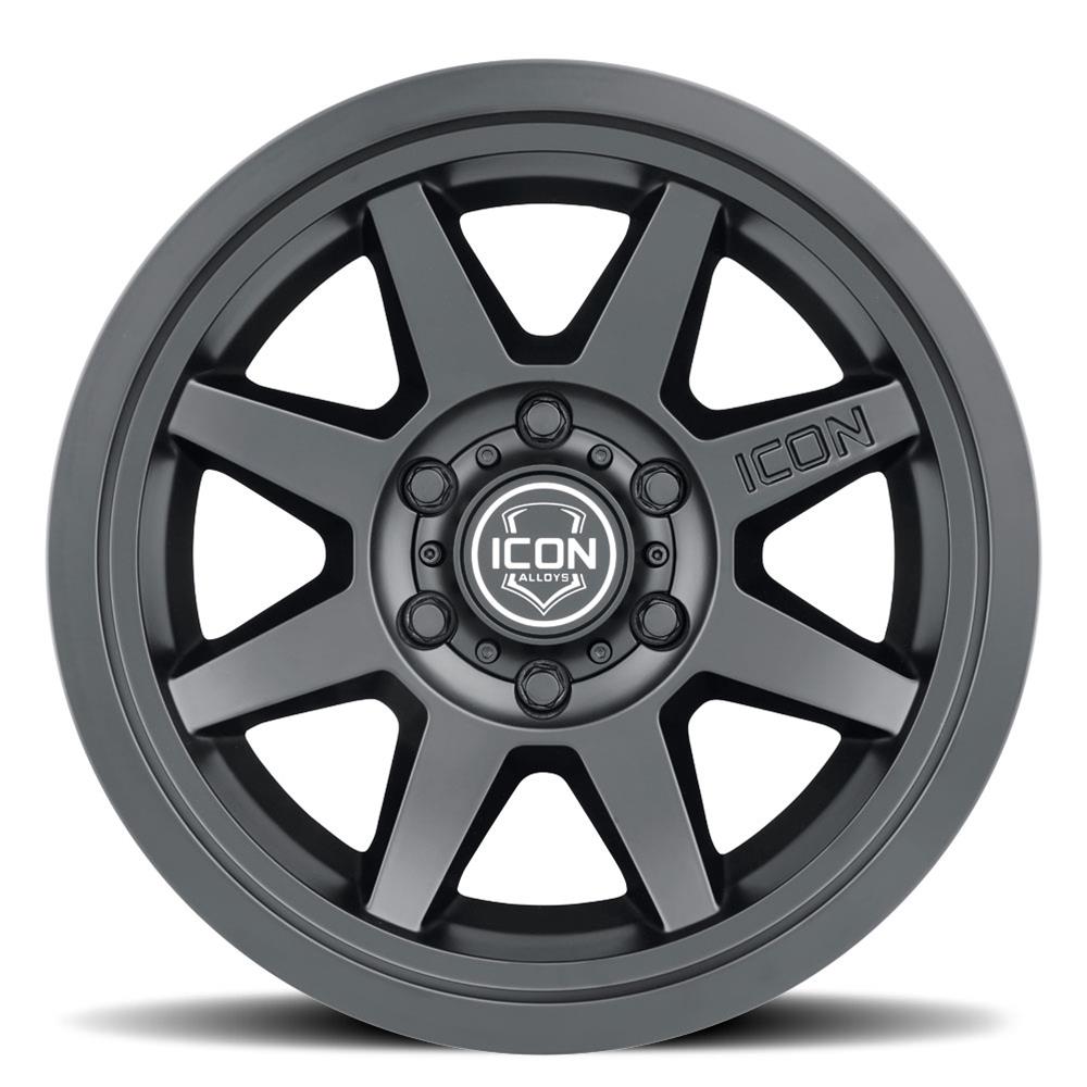 ICON Rebound SLX 17x8.5 6 x 135 6mm Offset 5.75in BS 87.1mm Bore Satin Black Wheel thumbnail 2