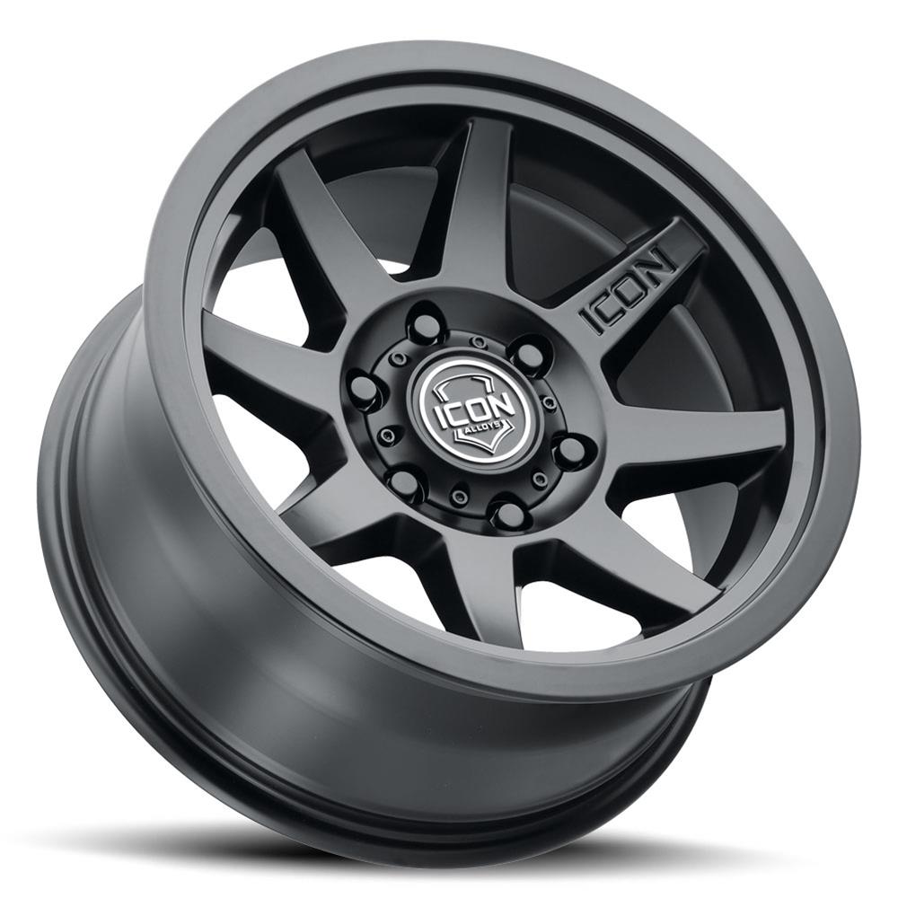 ICON Rebound SLX 17x8.5 6 x 135 6mm Offset 5.75in BS 87.1mm Bore Satin Black Wheel thumbnail 3