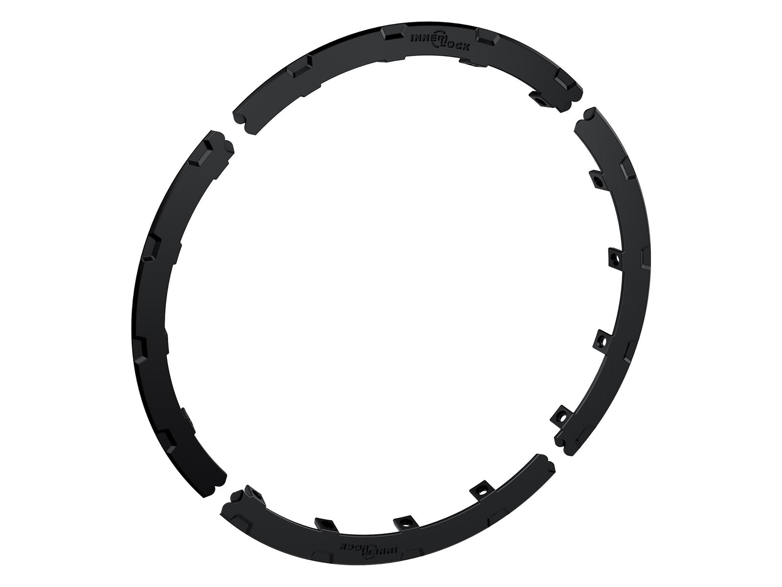 ICON Recon Pro 17in. Halo Rock Ring Kit - Black thumbnail 4