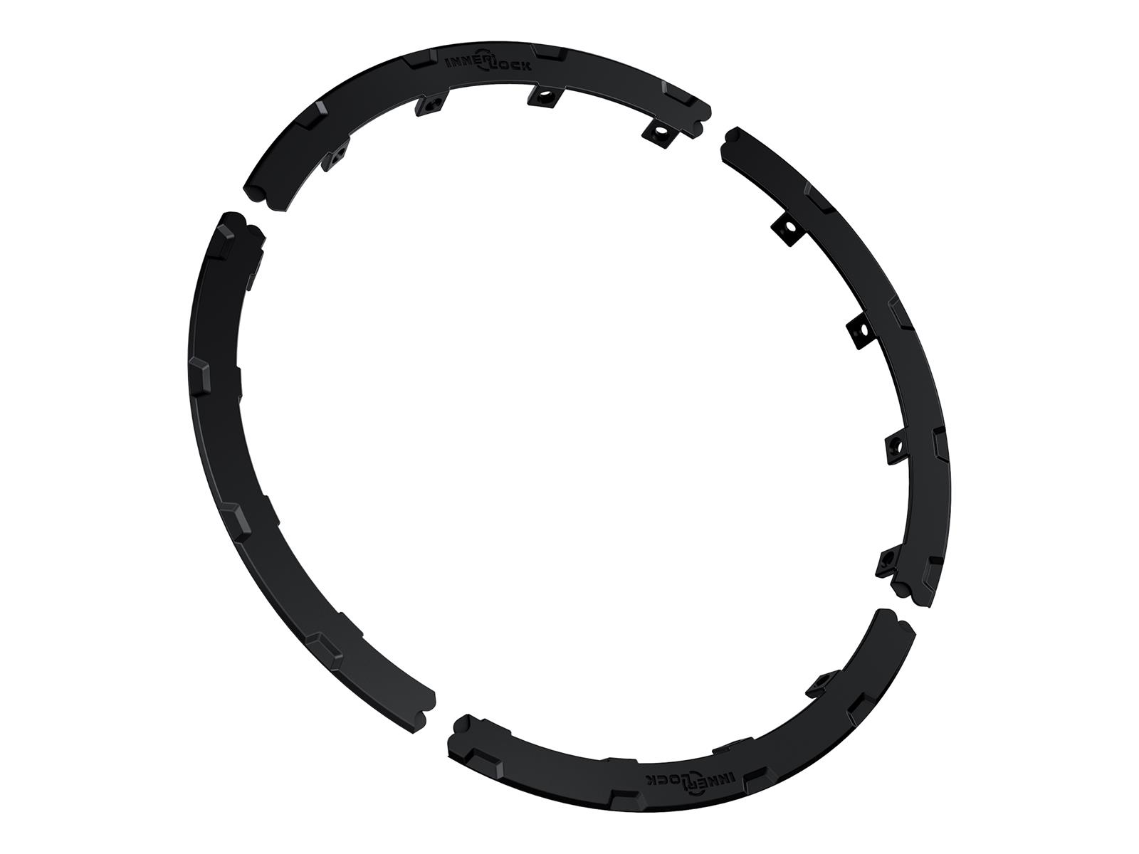 ICON Recon Pro 17in. Halo Rock Ring Kit - Black thumbnail 2