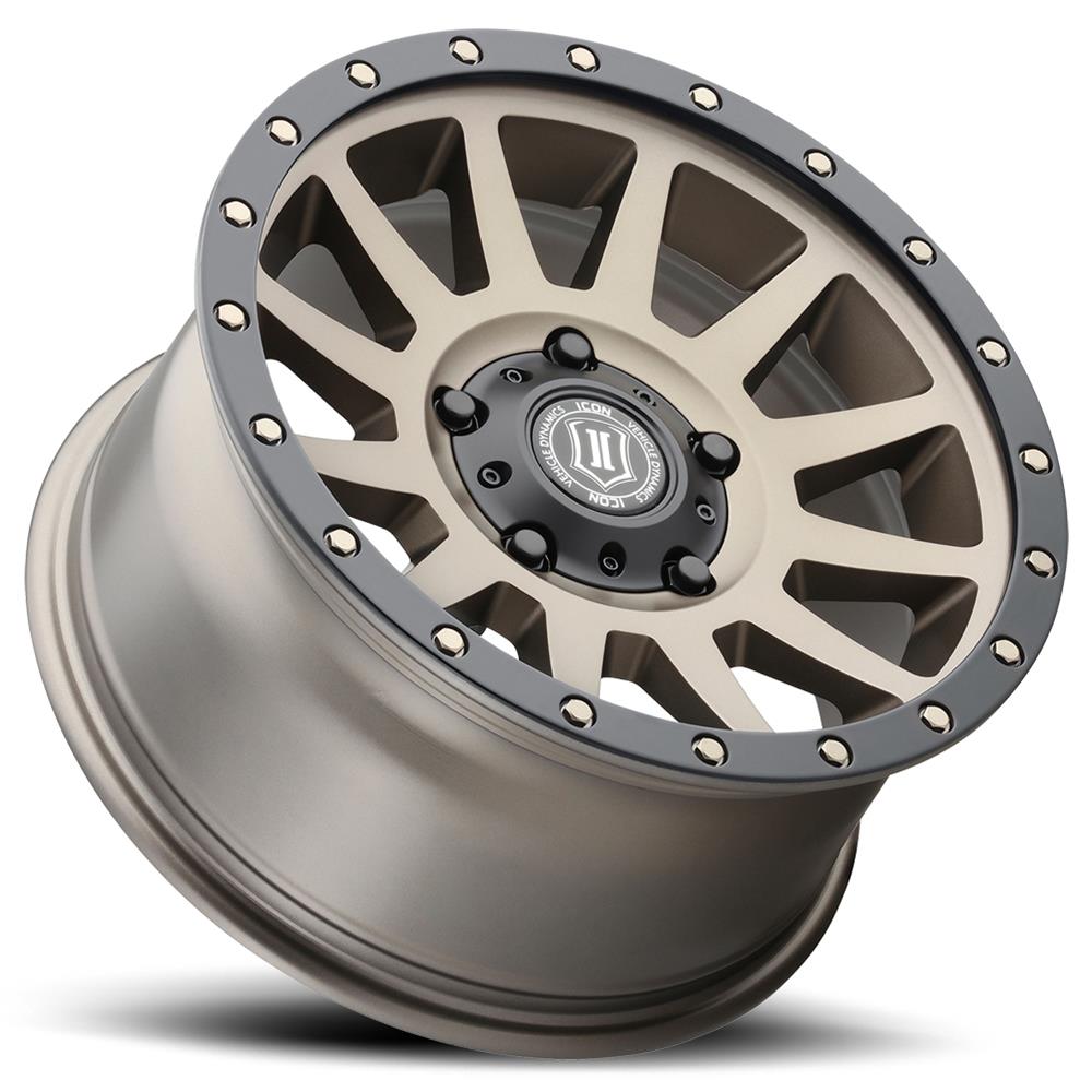 ICON Compression 20x10 5x5 -12mm Offset 5in BS 71.5mm Bore Bronze Wheel thumbnail 3