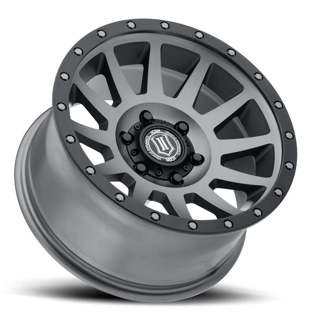 ICON Compression 20x10 5x150 -19mm Offset 4.75inBS Titanium Wheel thumbnail 3