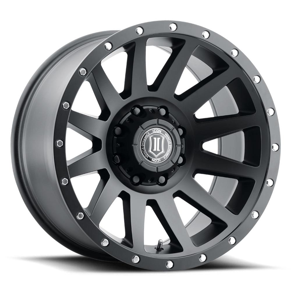 ICON Compression 20x10 8x170 -19mm Offset 4.75in BS 125mm Bore Satin Black Wheel thumbnail 2