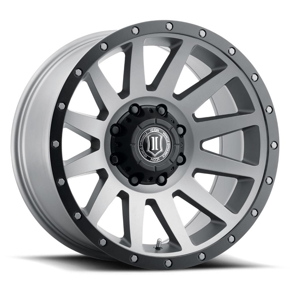 ICON Compression 20x10 8x180 -19mm Offset 4.75in BS 124.2mm Bore Titanium Wheel thumbnail 2
