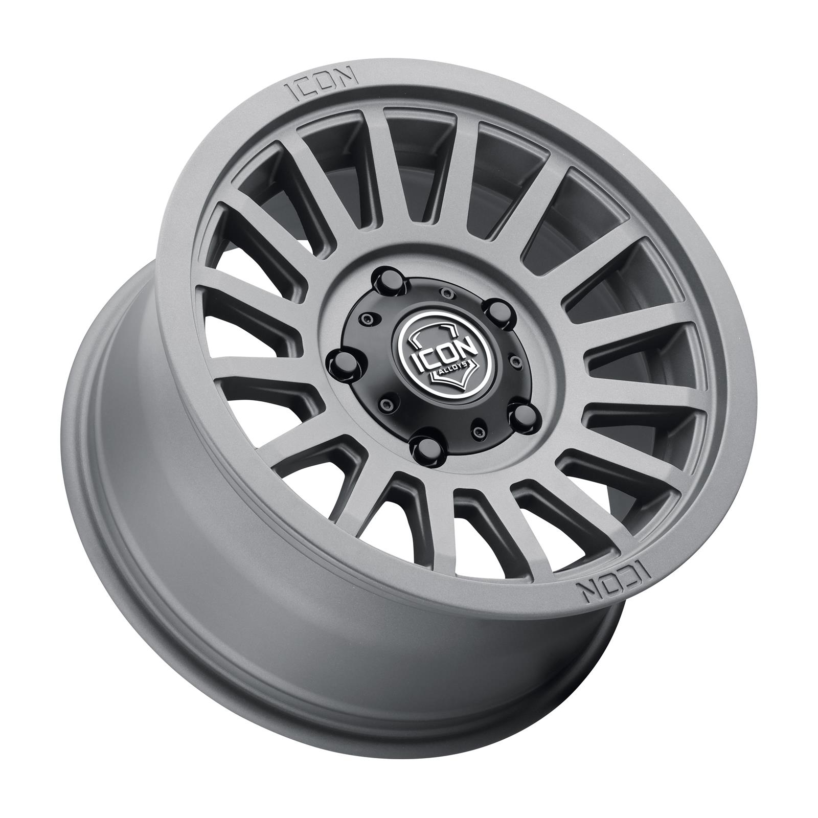 ICON Recon SLX 17x8.5 5x150 25mm Offset 5.75in BS 110.1mm Bore Charcoal Wheel thumbnail 2