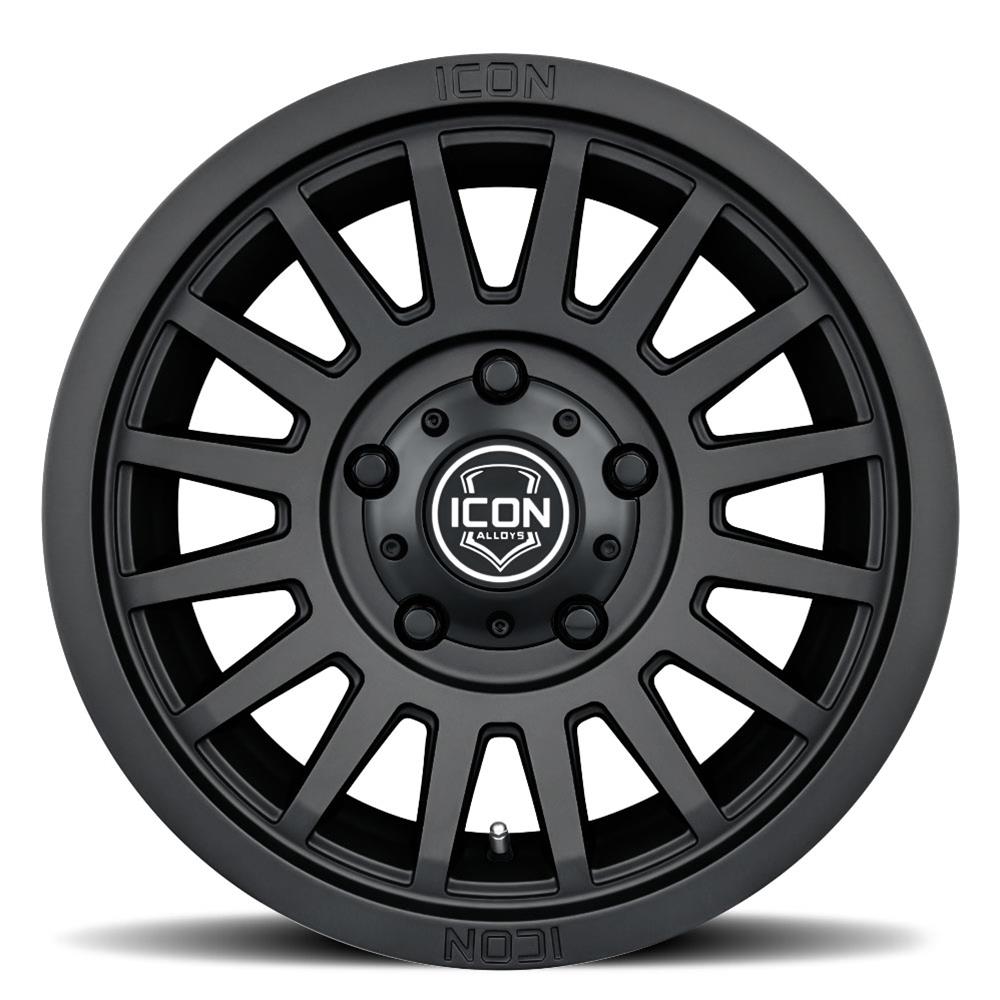 ICON Recon SLX 18x9 5x5 BP -12mm Offset 4.5in BS 71.5mm Hub Bore Satin Black Wheel thumbnail 2