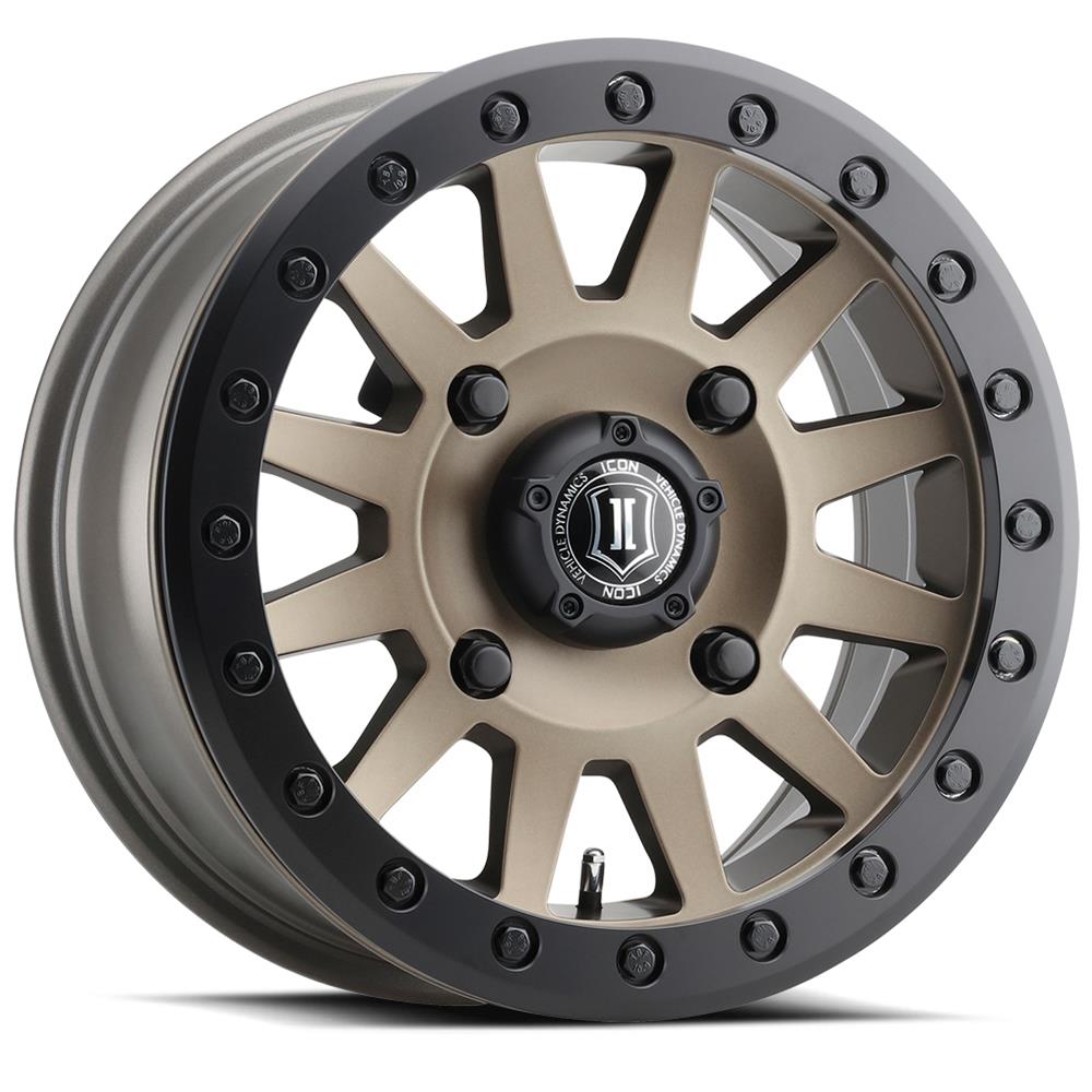 ICON Alloys 5015703655BR Icon Alloys Compression Beadlock Bronze Wheels