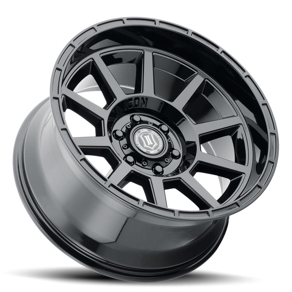 ICON Recoil 20x10 6x135 -24mm Offset 4.5in BS Gloss Black Wheel thumbnail 3