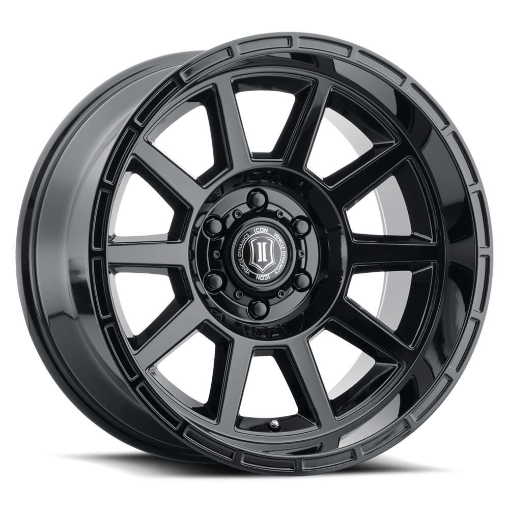 ICON Recoil 20x10 6x135 -24mm Offset 4.5in BS Gloss Black Wheel thumbnail 2