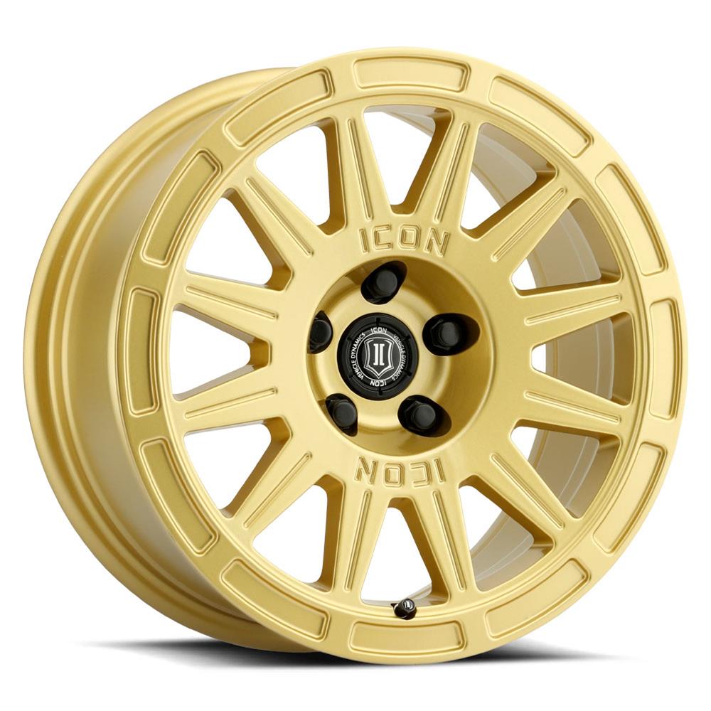 ICON Alloys 7015705046GG Icon Alloys Ricochet Gloss Gold Wheels
