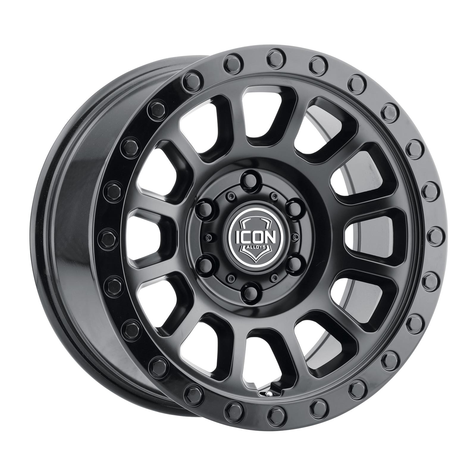 ICON Hulse 18x9 8x6.5 12mm Offset 5.5in BS Double Black
