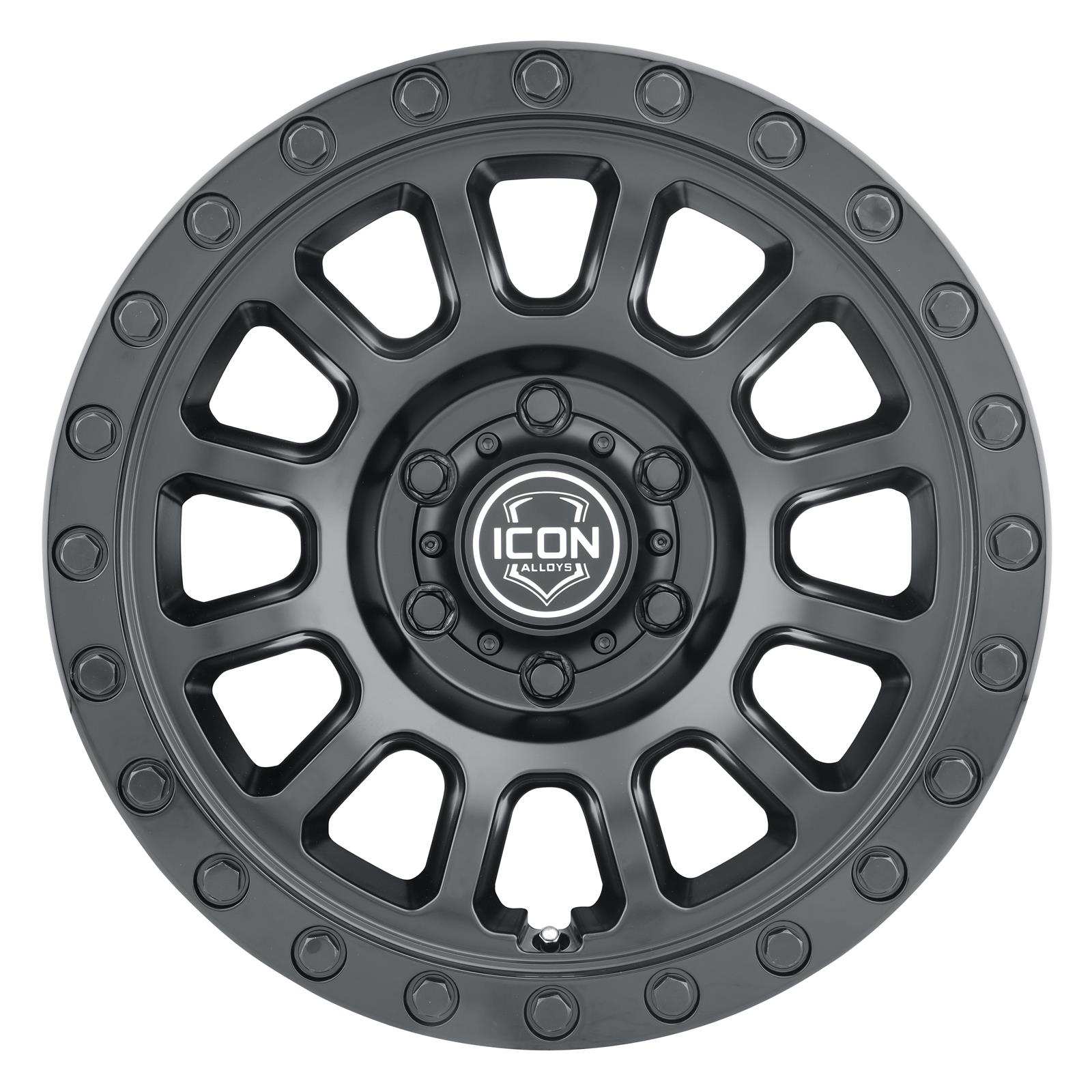 ICON Hulse 18x9 8x6.5 12mm Offset 5.5in BS Double Black thumbnail 2
