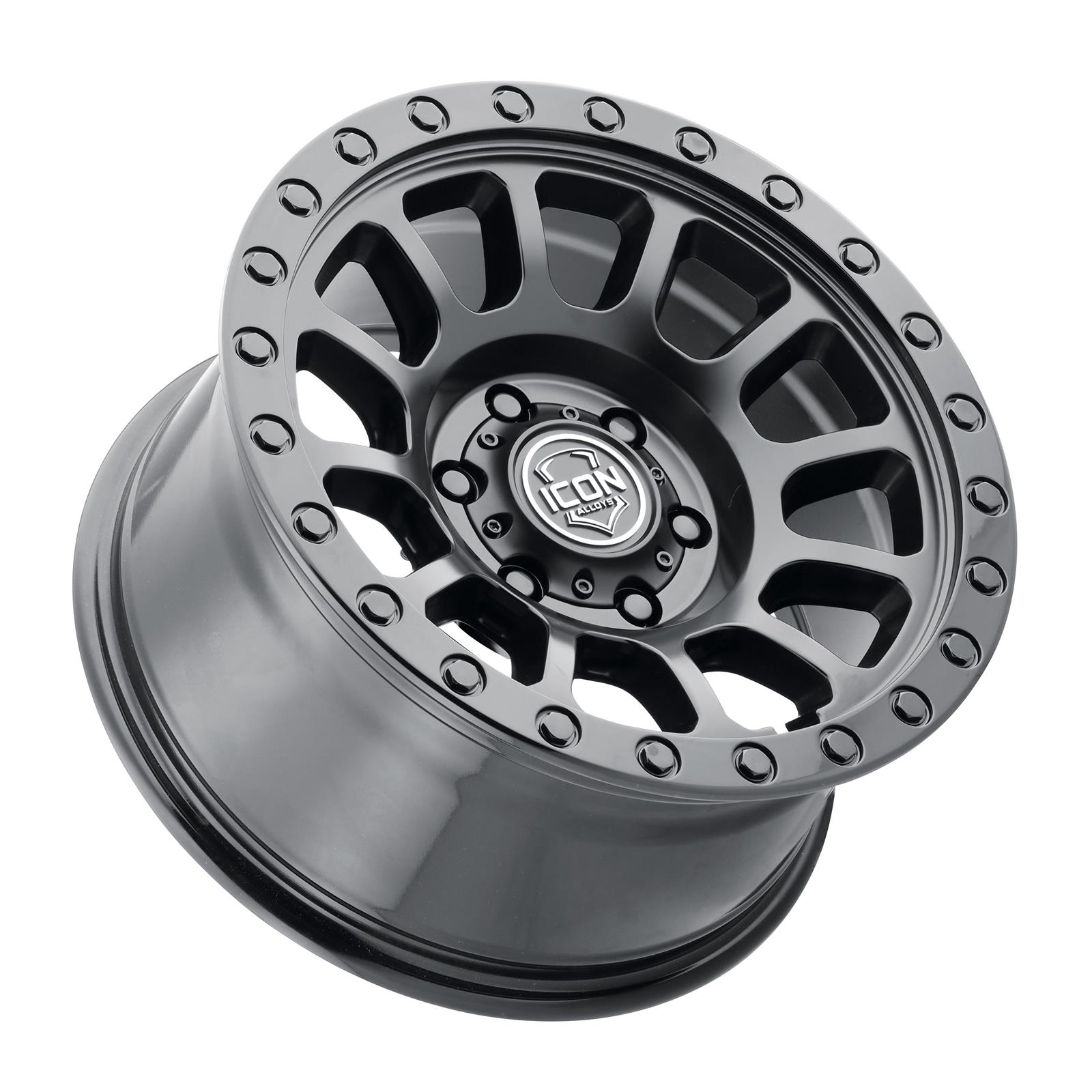 ICON Hulse 18x9 8x6.5 12mm Offset 5.5in BS Double Black thumbnail 3
