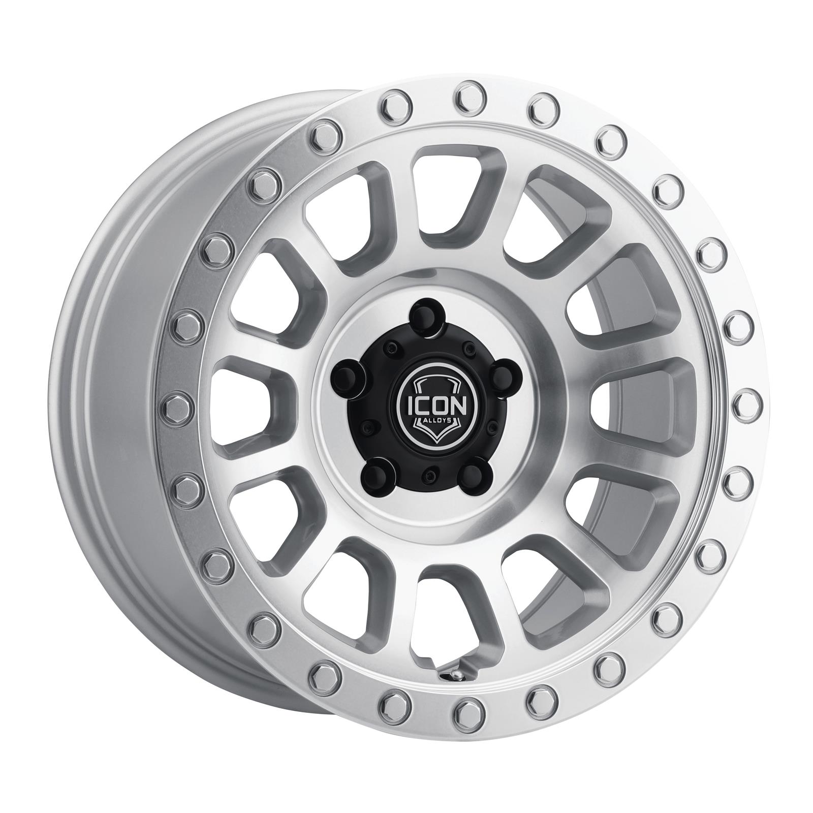 ICON Hulse 18x9 5x150 25mm Offset 6in BS Silver Machined