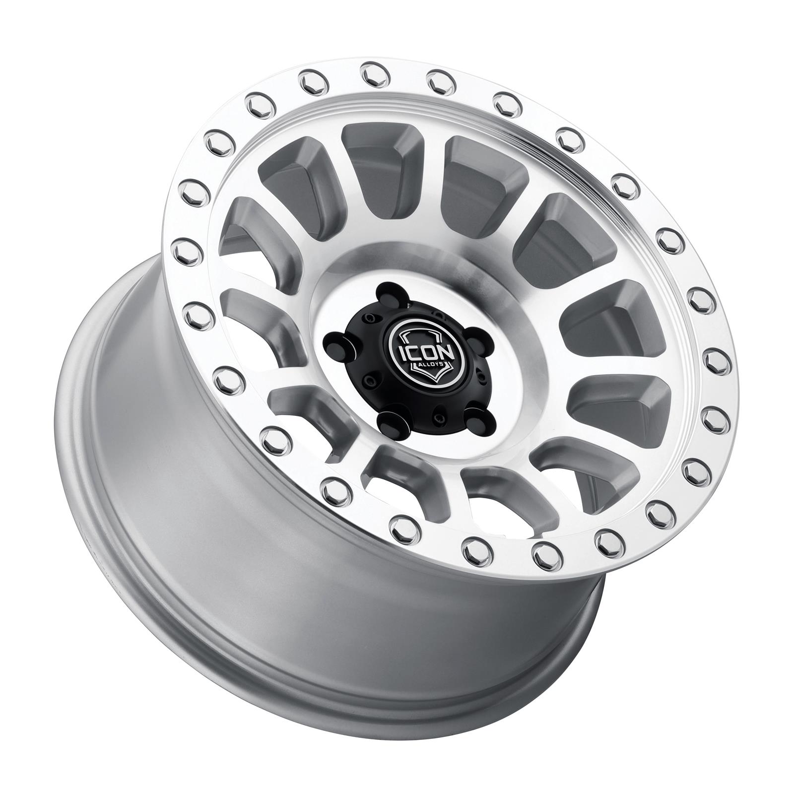 ICON Hulse 18x9 5x150 25mm Offset 6in BS Silver Machined thumbnail 3