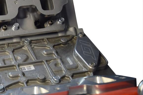 ICT Billet Fuel Pump Block-Off Plates 551152 Plate, Aluminum, Natural, Chevrolet, 5.3L/6.2L Small Block Gen V, Each thumbnail 2