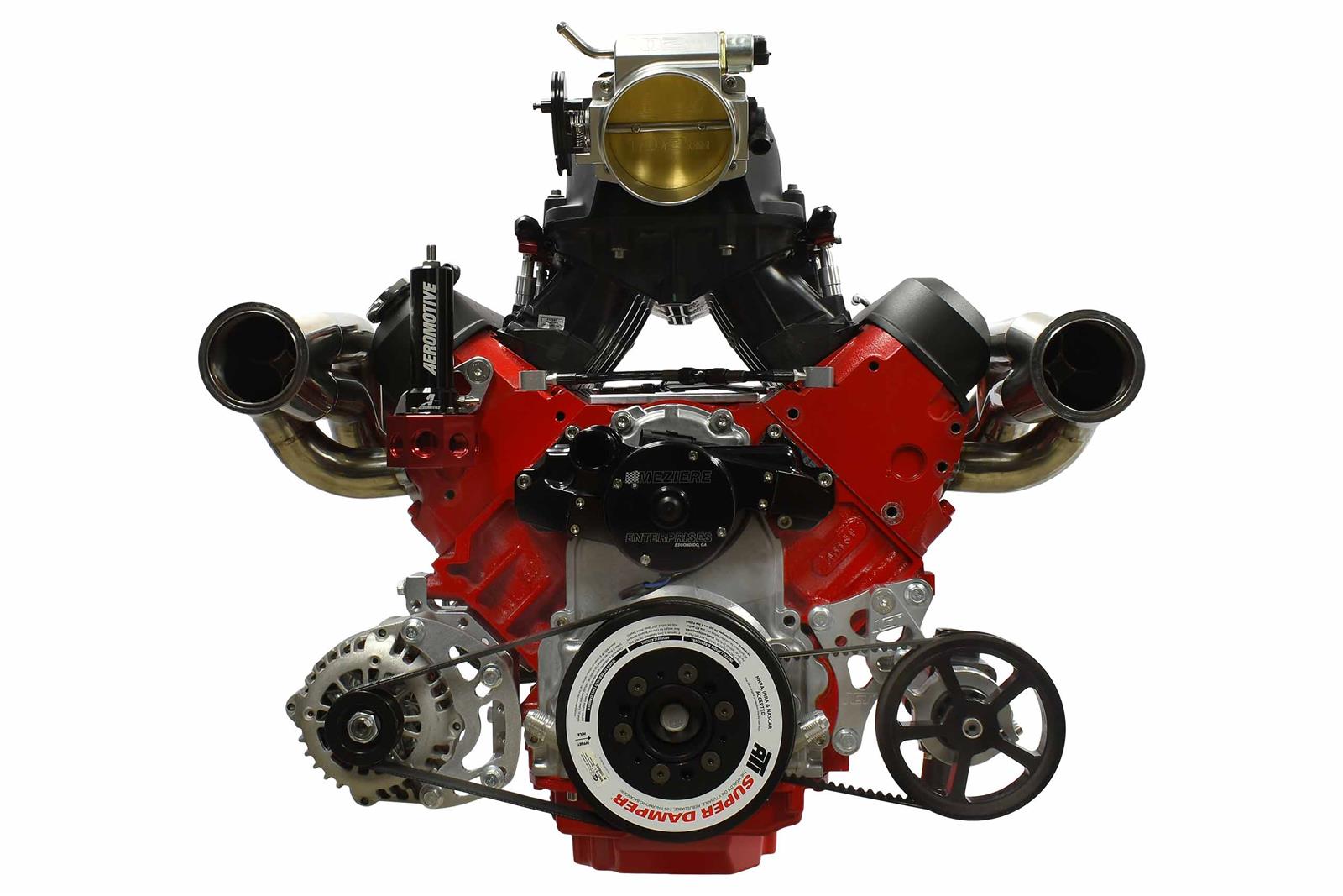 ICT Billet Alternator Brackets 551177LS0-1 Brackets, Right Side Lower Mount, Engine Block Front Mount, Aluminum, Natural, Electric Pump Style, Serpentine, Chevrolet, LS, Kit thumbnail 2