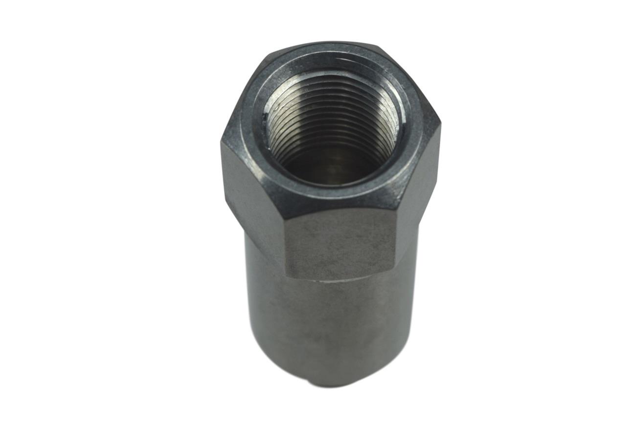 ICT Billet Gauge Adapters 551179L Adapter, Straight, Aluminum, Natural, M12 x 1.5 Male Threads, 3/8 in. NPT Female Threads, Each thumbnail 4