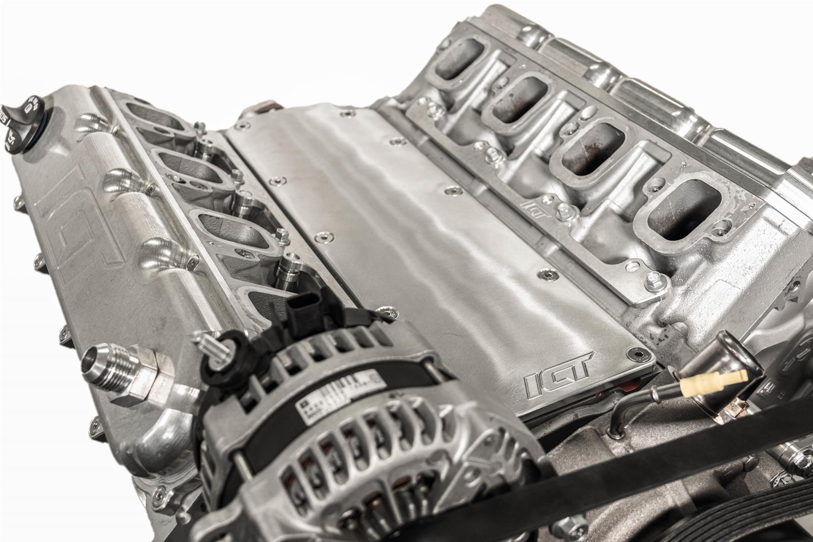 ICT Billet Lifter Valley Plates 551182-LT2 Gen V LT2 Direct Injection Delete Pan Cover LT thumbnail 2