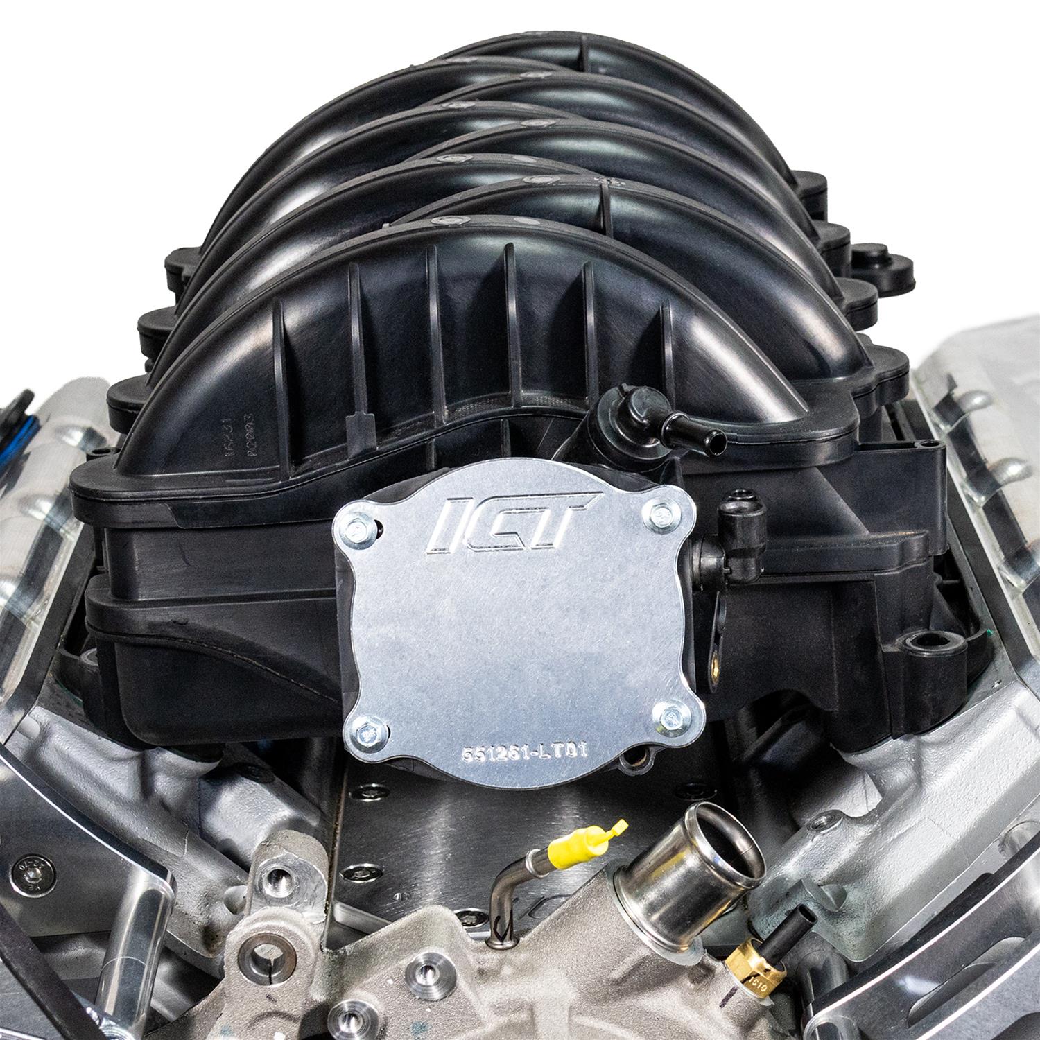 ICT Billet Throttle Body Adapters, EFI Manifold 551261-LT01 LT Block Off Compatible with all Gen V LT throttle bodies except for LT5 thumbnail 2