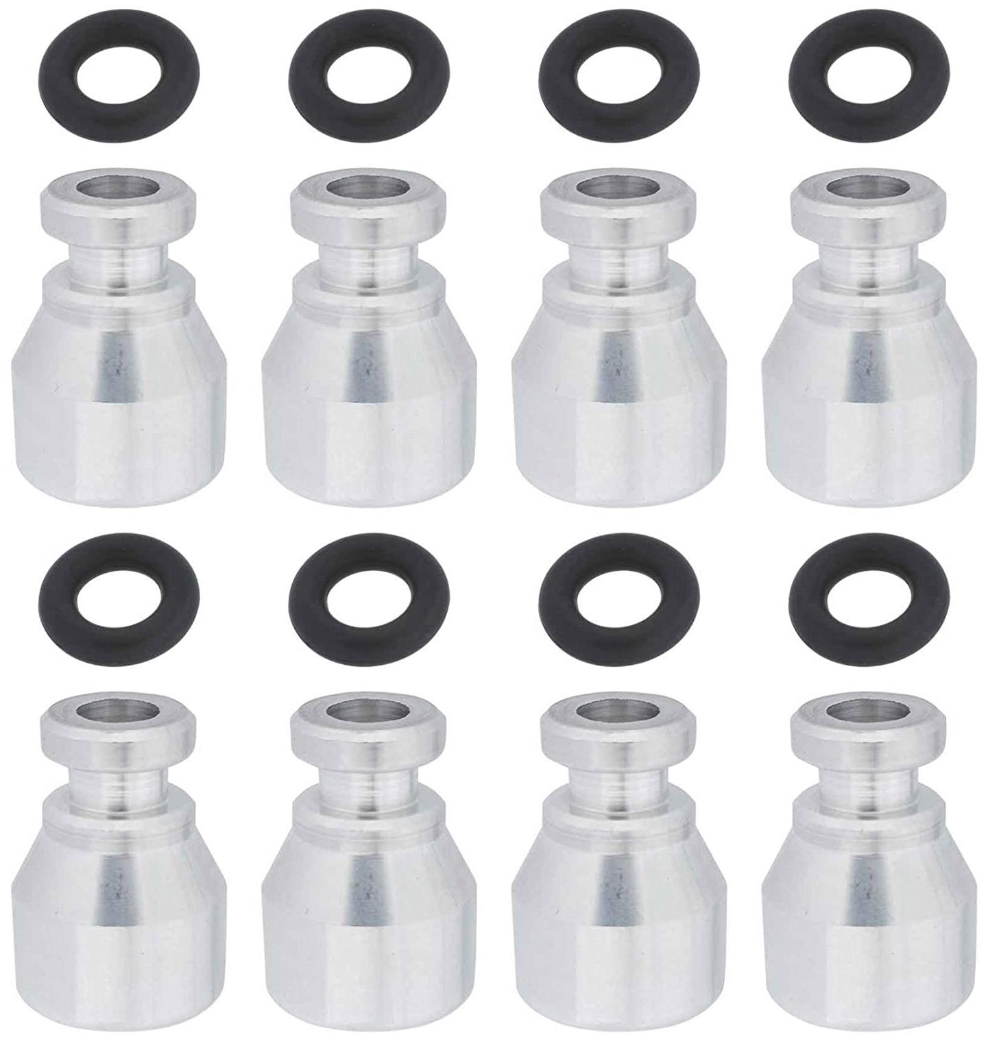 ICT Billet 551287LS058 ICT Billet Fuel Injector Spacers Summit Racing
