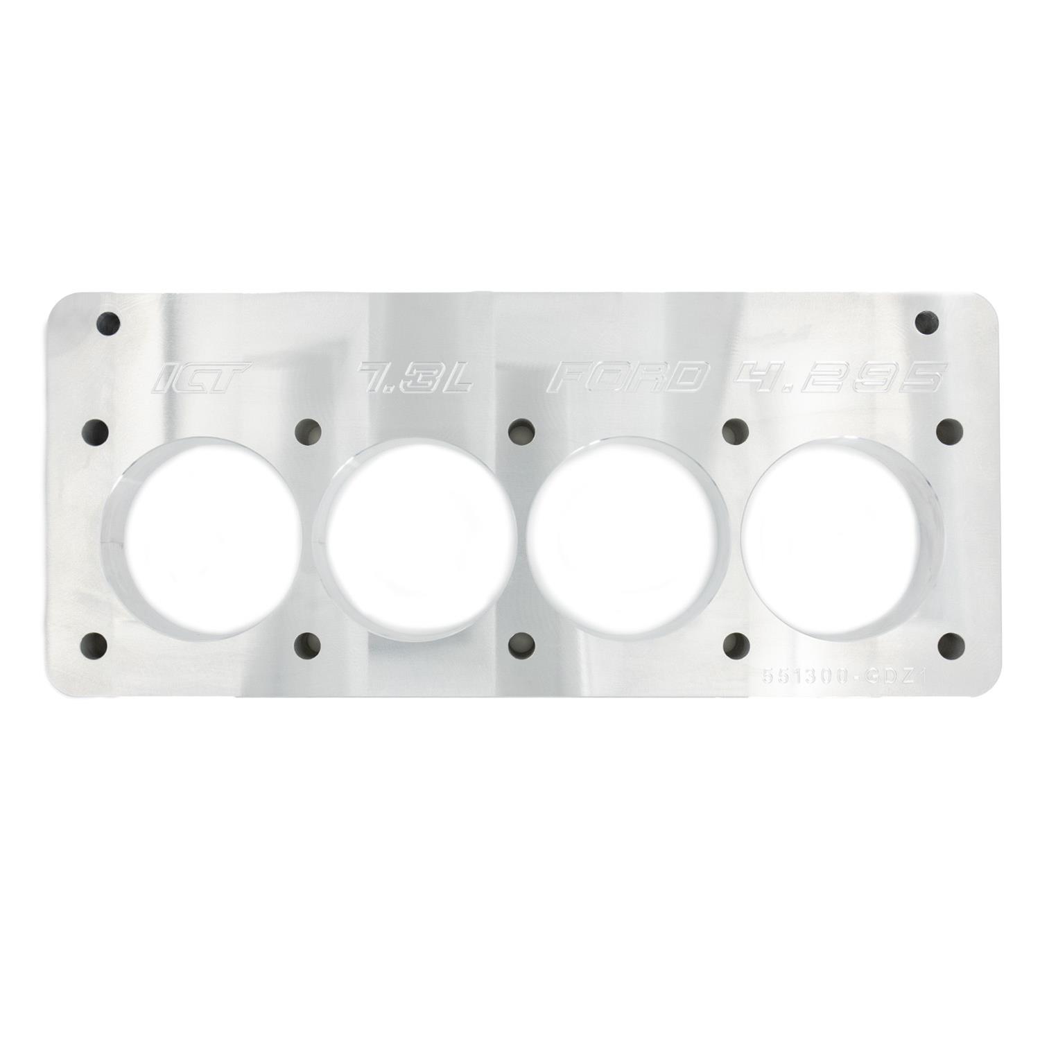 ICT Billet Block Torque Plates 551300-GDZ1 ICT- Plate Ford Godzilla 7.3L 445 Cu. In. V8