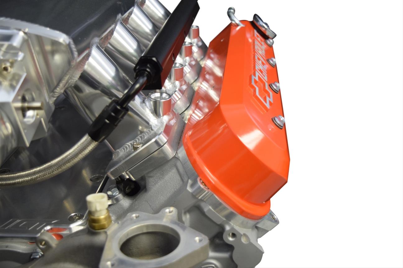 ICT Billet Valve Cover Adapters 551326 Adapters, Aluminum, Adapts GM LS Style Centerbolt Covers to Gen V LT Cylinder Heads, Kit thumbnail 4