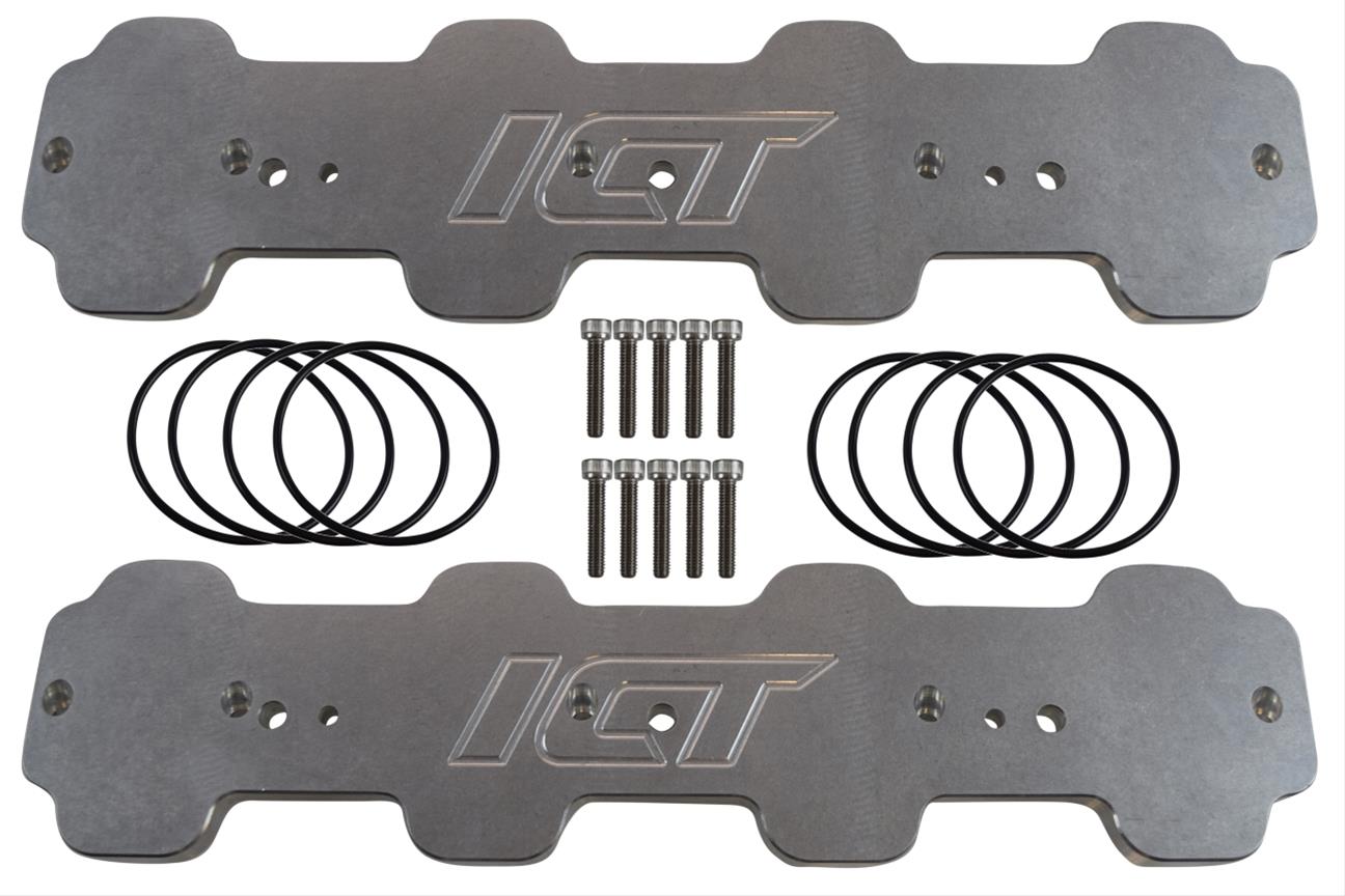ICT Billet 551381 ICT Billet Intake Port BlockOff Plates Summit Racing