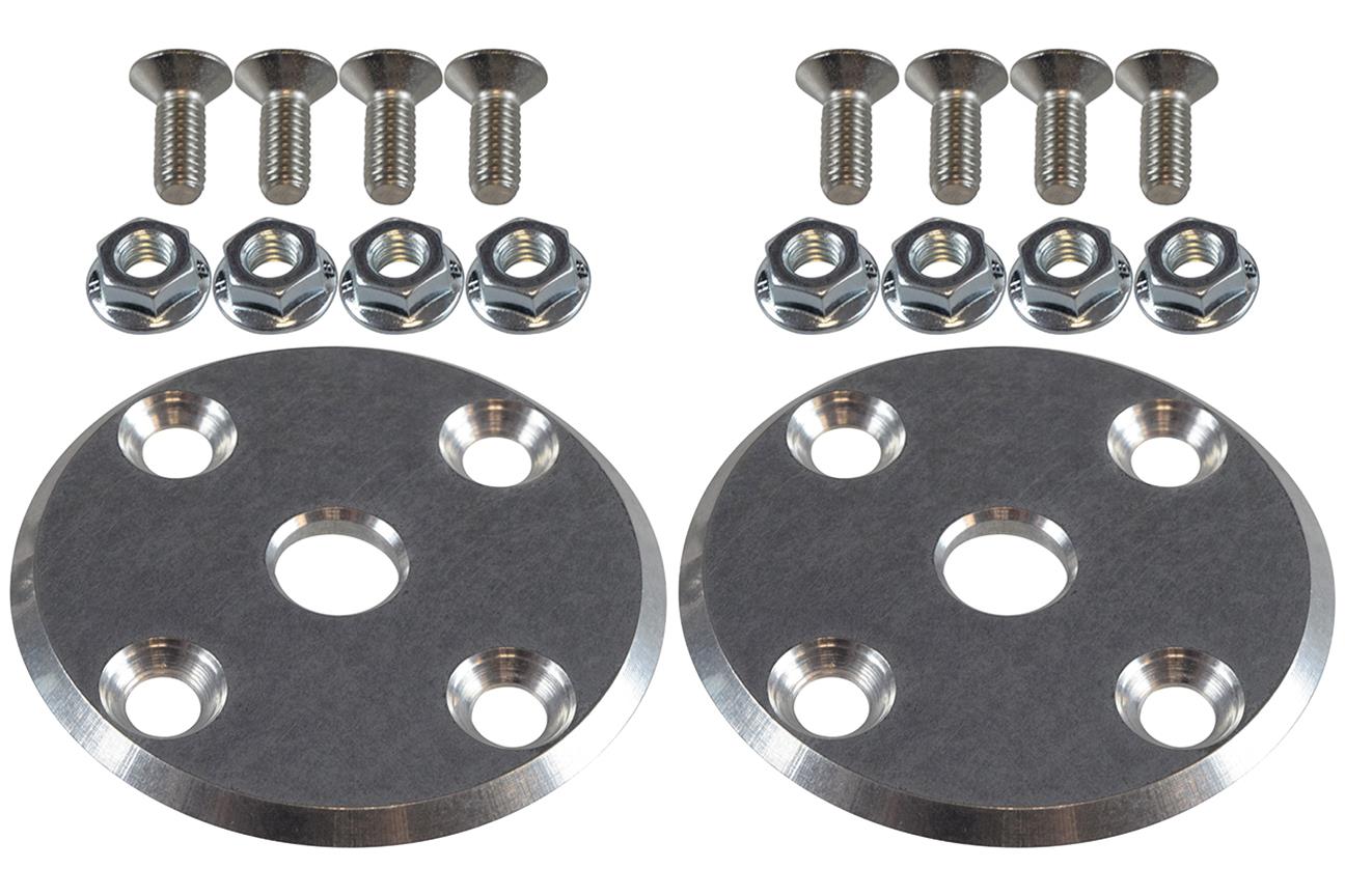 ICT Billet 551444 ICT Billet Hood Pin Scuff Plates Summit Racing