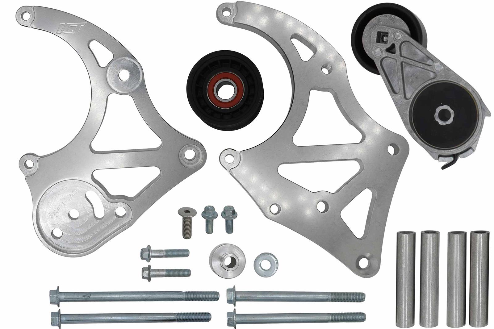 ICT Billet Air Conditioning Compressor Brackets 551472LS0-2 LS1 Camaro Sanden 7176 SD7 A/C Conditioner Bracket thumbnail 7