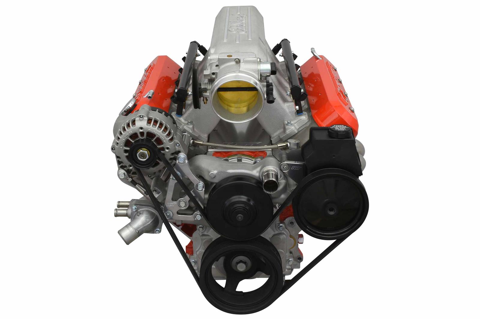 ICT Billet Alternator/Power Steering Bracket Kits 551498LS0-3 Alternator and Power Bracket, Aluminum, Turnbuckle Tensioner, LS3 Camaro and Truck Water Pumps, Kit thumbnail 8