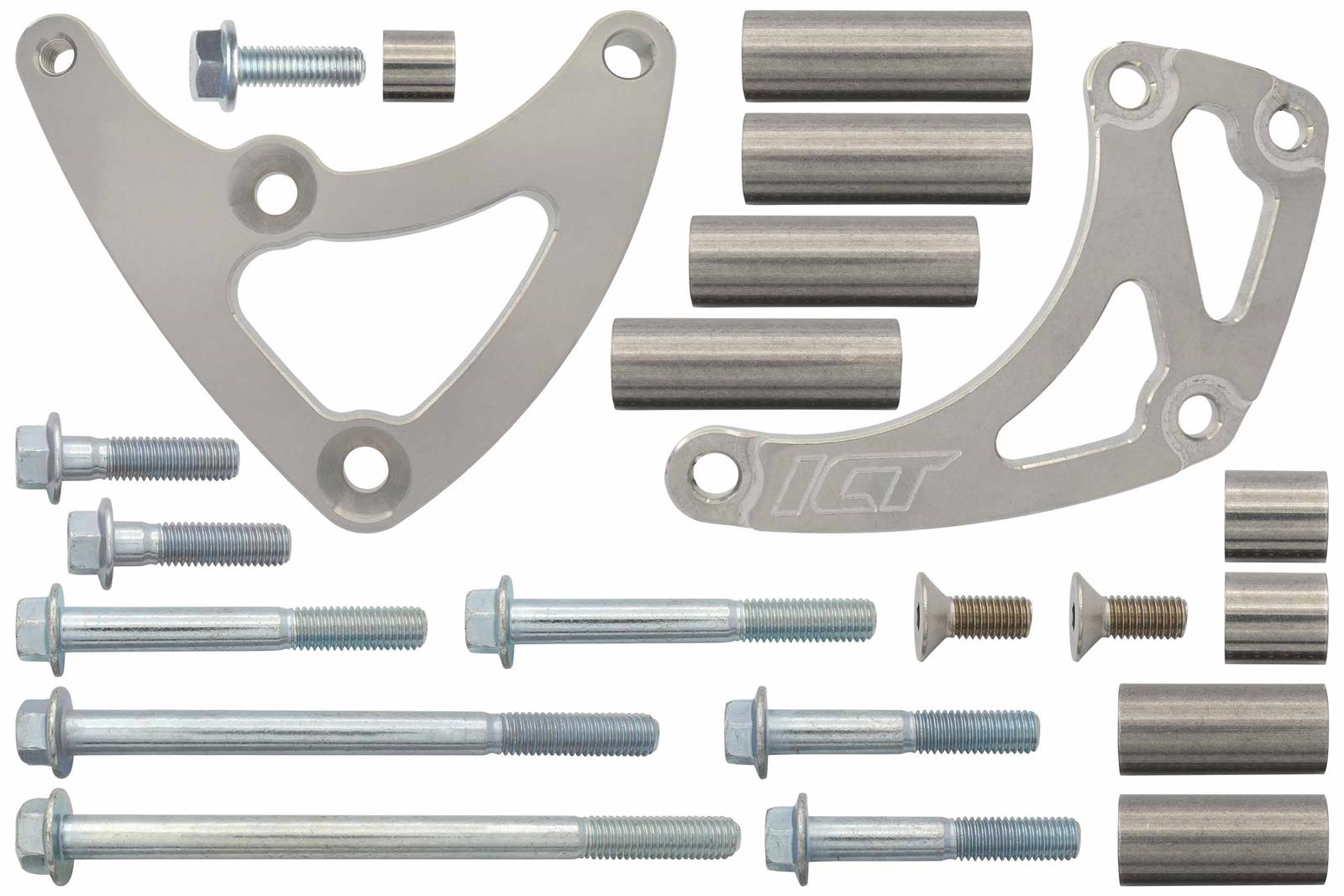 ICT Billet 551526LS013 ICT Billet Alternator Brackets Summit Racing
