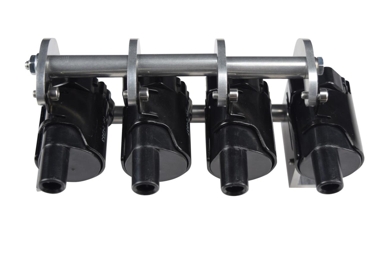 ICT Billet Remote Mount Ignition Coil Relocation Brackets 551562 Brackets, Mount, Aluminum, Natural, Round, Chevy, Small Block LS, Kit thumbnail 6