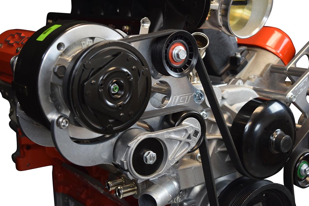 ICT Billet 551585X-3 ICT Billet Air Conditioning Compressor ICT Billet 551585X-3 ICT Billet Air Conditioning Compressor