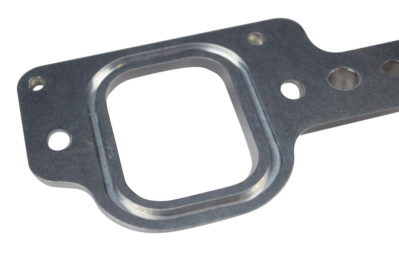 ICT Billet Intake Manifold Adapters 551590 Flanges, Adapters, LT1 Head To LT4 Supercharger, Aluminum, Chevrolet, Small Block Gen V, Kit thumbnail 6
