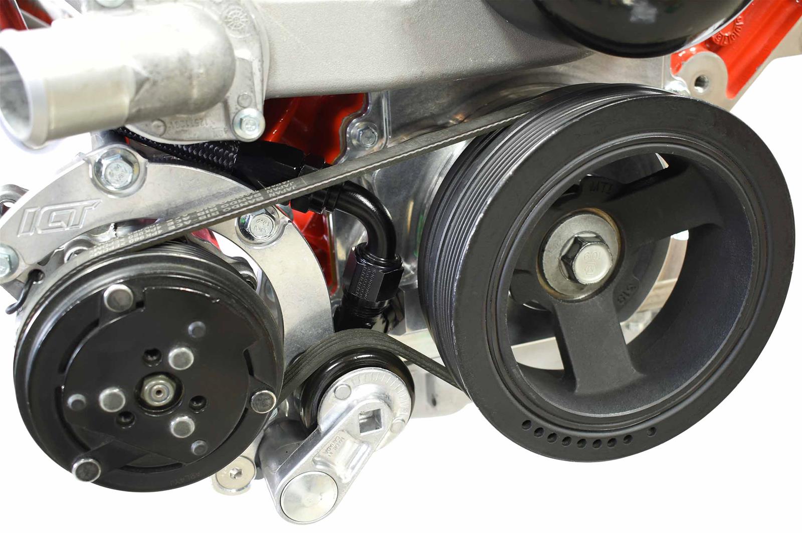 ICT Billet 551595LS01 ICT Billet Turbo LS Timing Covers Summit Racing