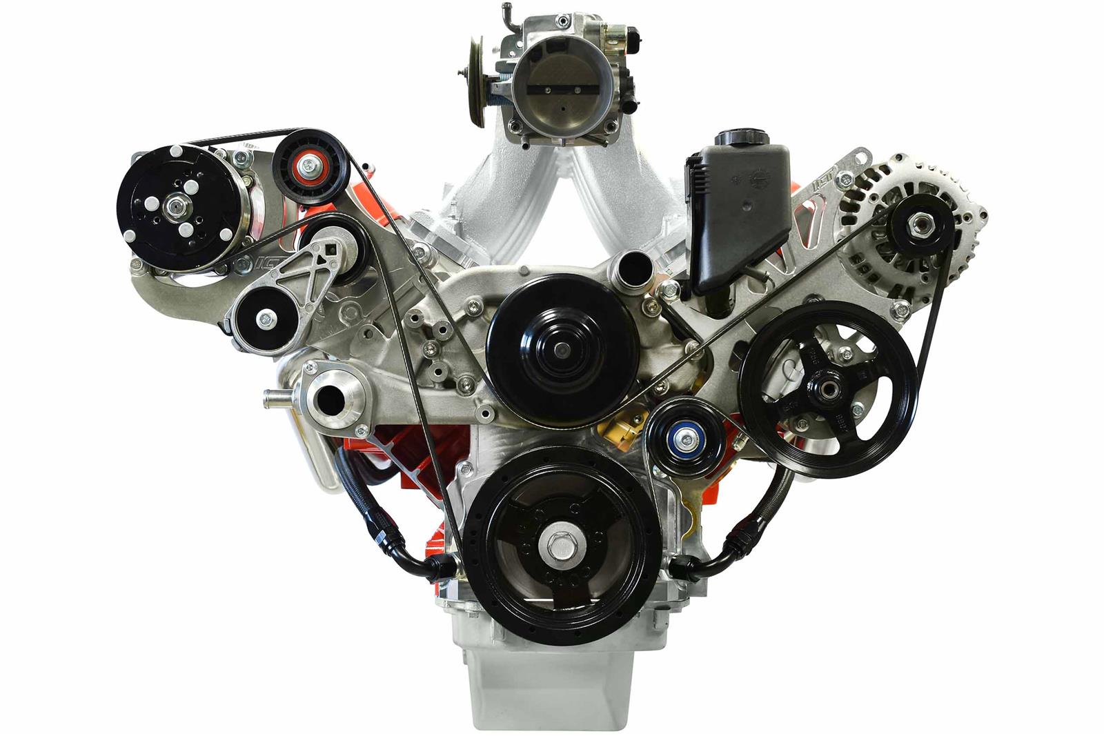 ICT Billet 551595LS01 ICT Billet Turbo LS Timing Covers Summit Racing