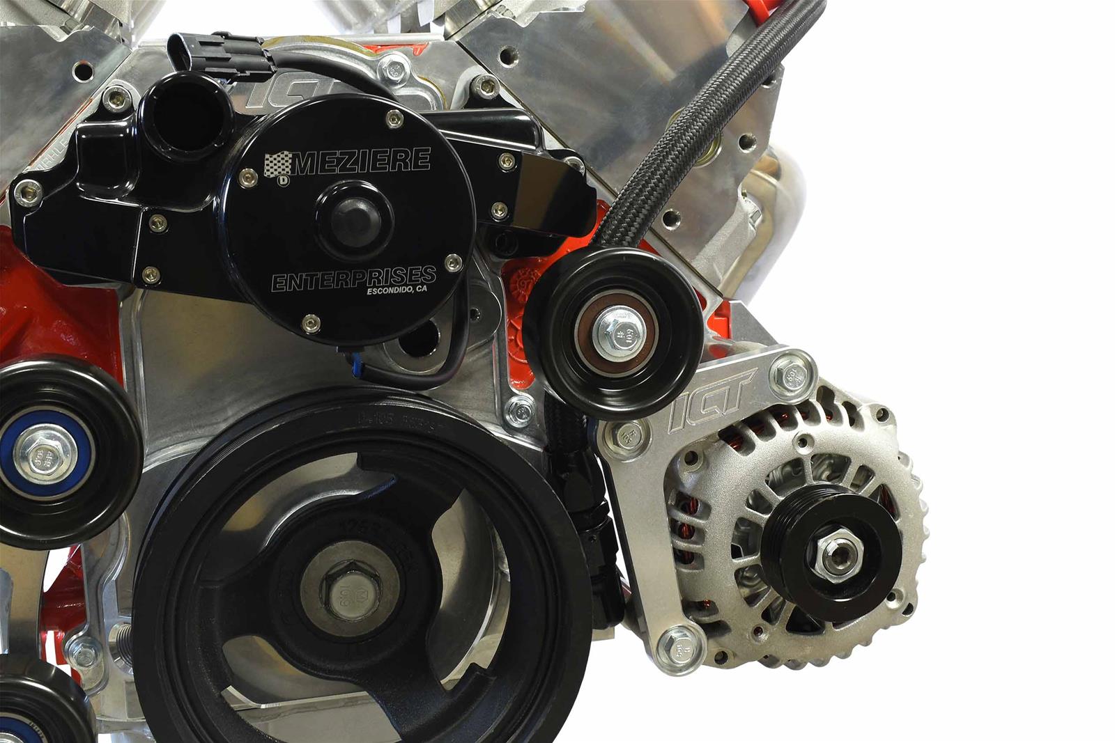 ICT Billet 551595LS01 ICT Billet Turbo LS Timing Covers Summit Racing