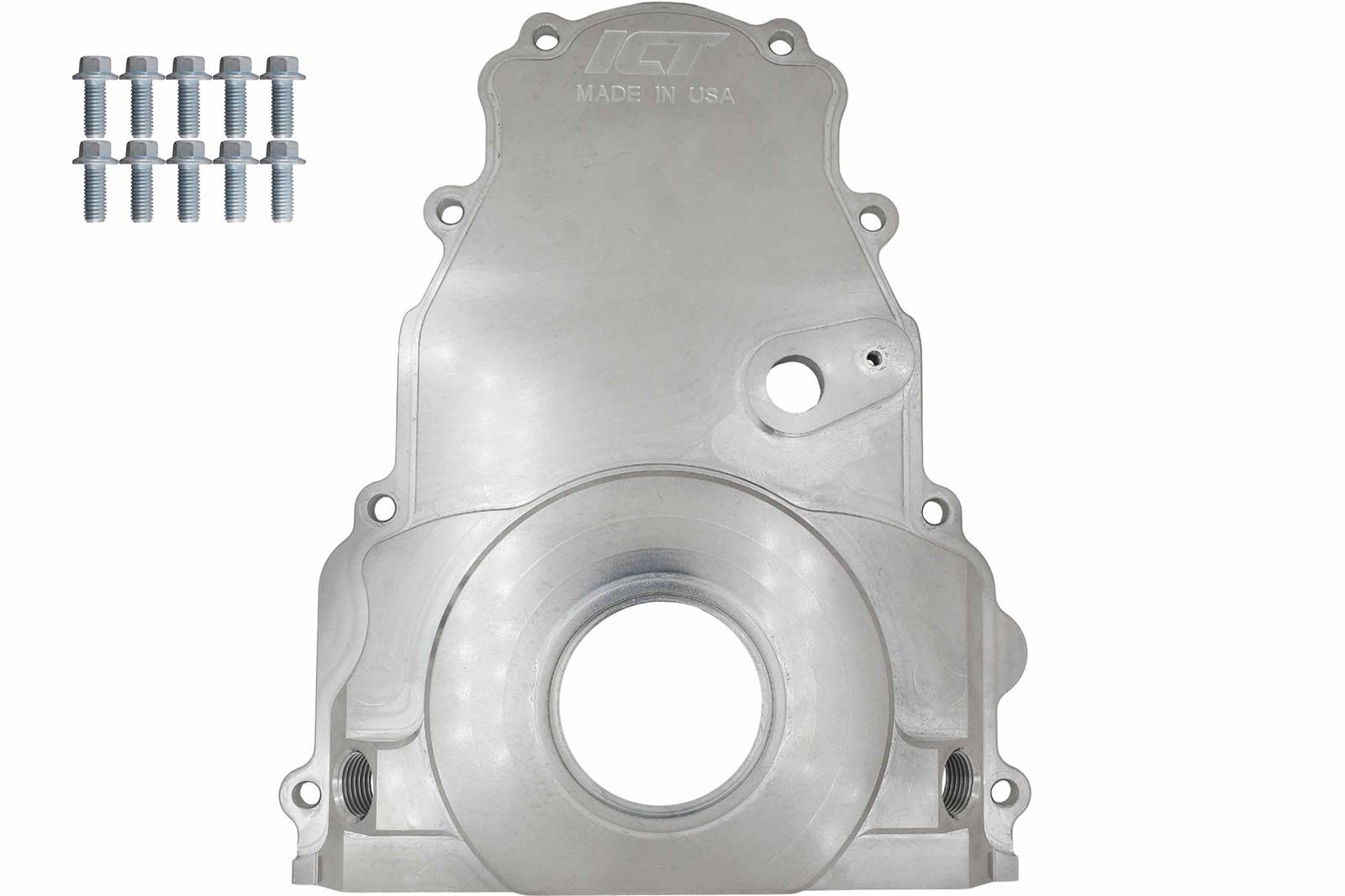 ICT Billet 551595LS01 ICT Billet Turbo LS Timing Covers Summit Racing