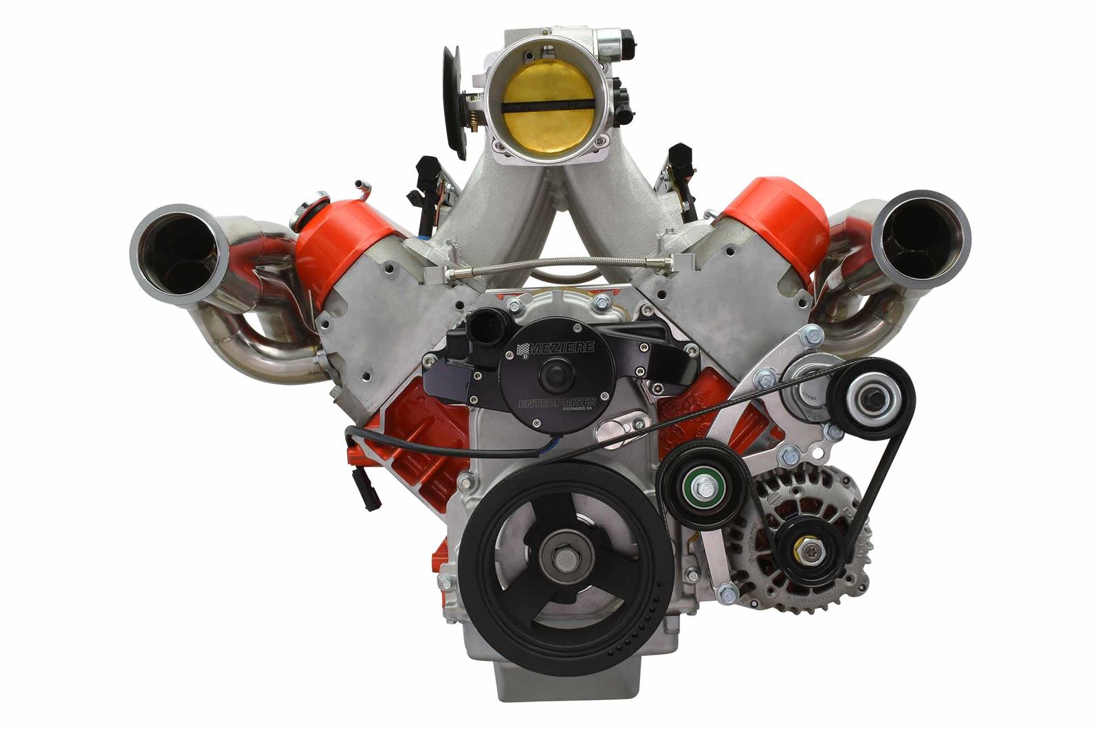 ICT Billet Alternator Brackets 551667EWP-2 Bracket, Driver Side, Aluminum, Natural, Chevrolet, LS Engine, Electric Pump, Kit thumbnail 4