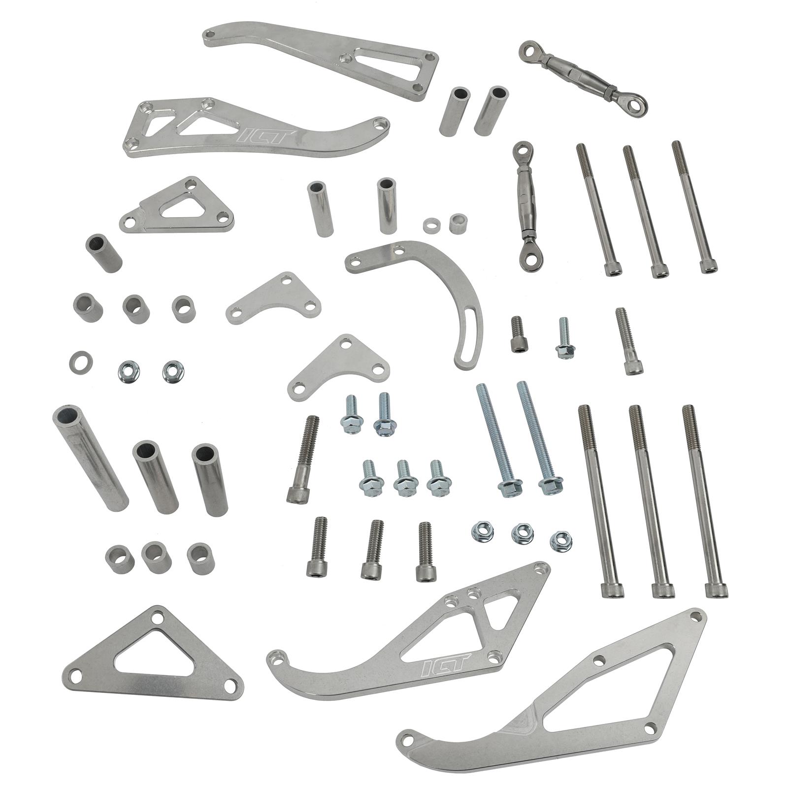 ICT Billet 551745 ICT Billet Alternator/Power Steering