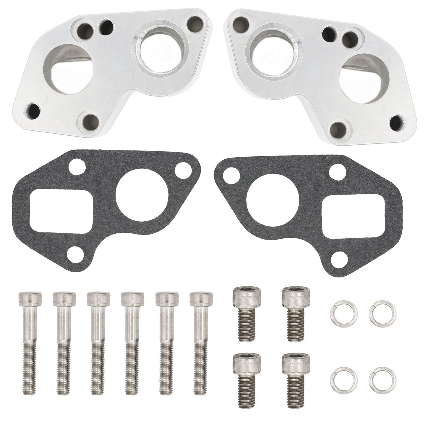 ICT Billet Water Pump, Electric, Port Adapter Flanges 551755-EW-BBC LT Gen V Electric Pump Plates (Converts BBC Pump to LT Gen V Engine)