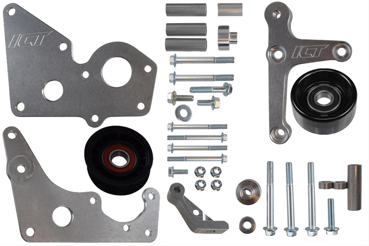 ICT Billet 5517691 ICT Billet Alternator/Power Steering Bracket Kits