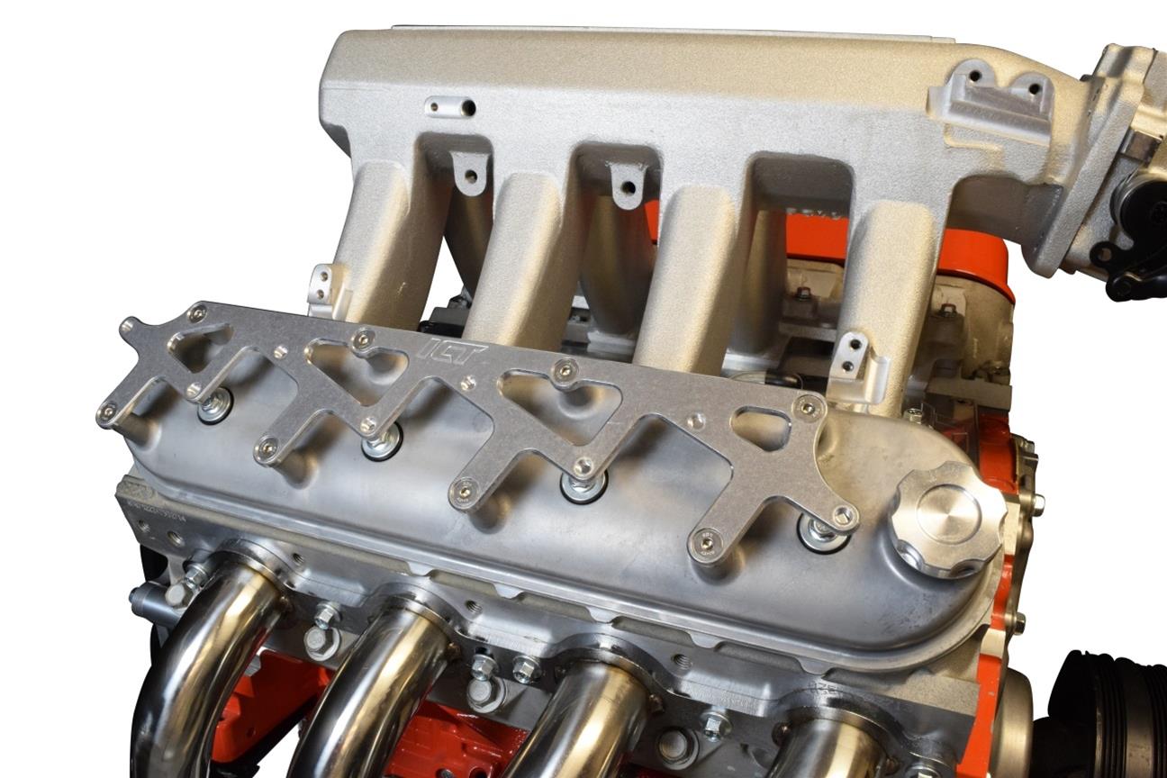 ICT Billet Ignition Coil Brackets 551773 Brackets, Aluminum, Fits Holley Smart Coils 556-112 and AMP EFI IGN-1A Coils Only, GM, LS Engines, Kit thumbnail 2