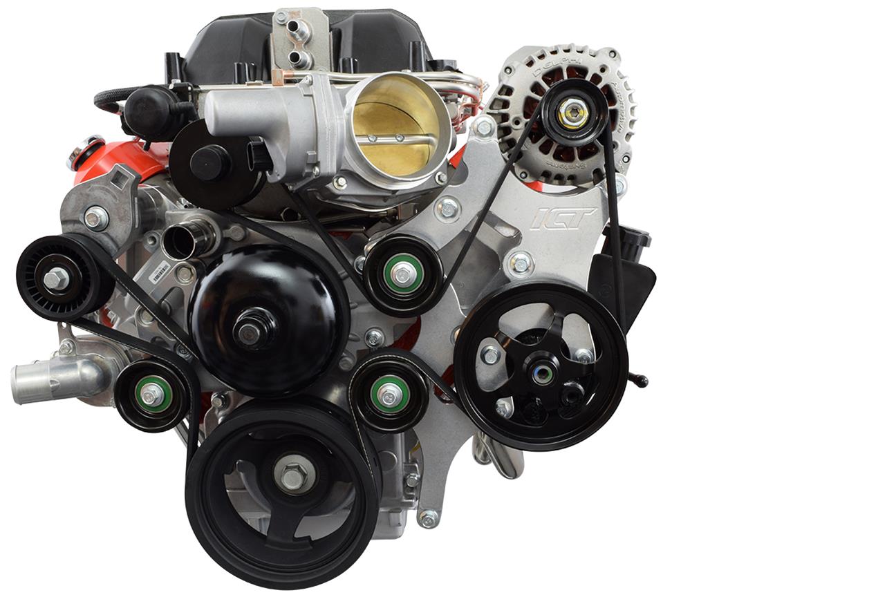 ICT Billet 551787A-3 ICT Billet Alternator/Power Steering Bracket