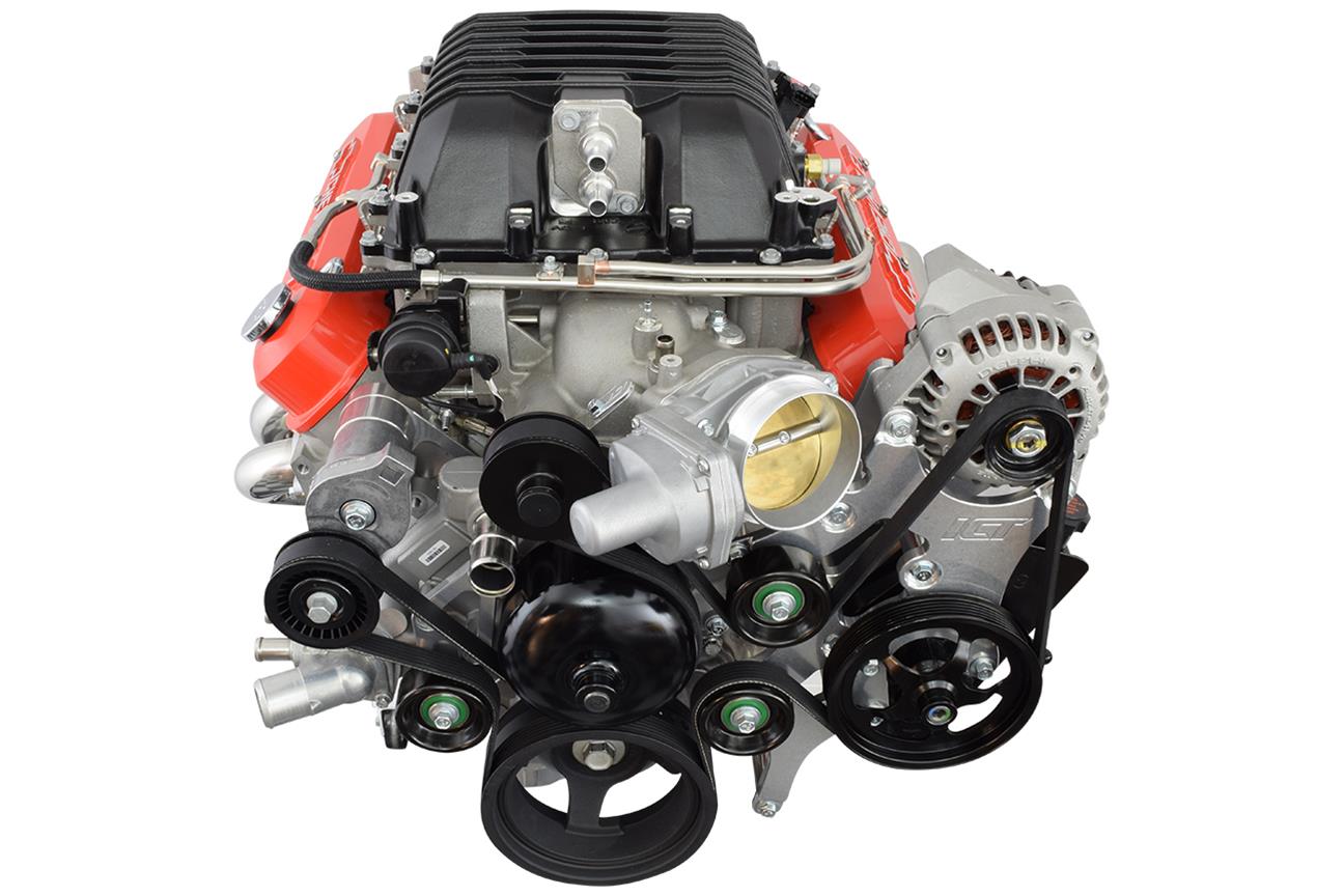 ICT Billet Alternator/Power Steering Bracket Kits 551787A-3 Alternator and Power Brackets, LSA, Driver Side, Aluminum, Chevy, LS Truck, Kit thumbnail 5