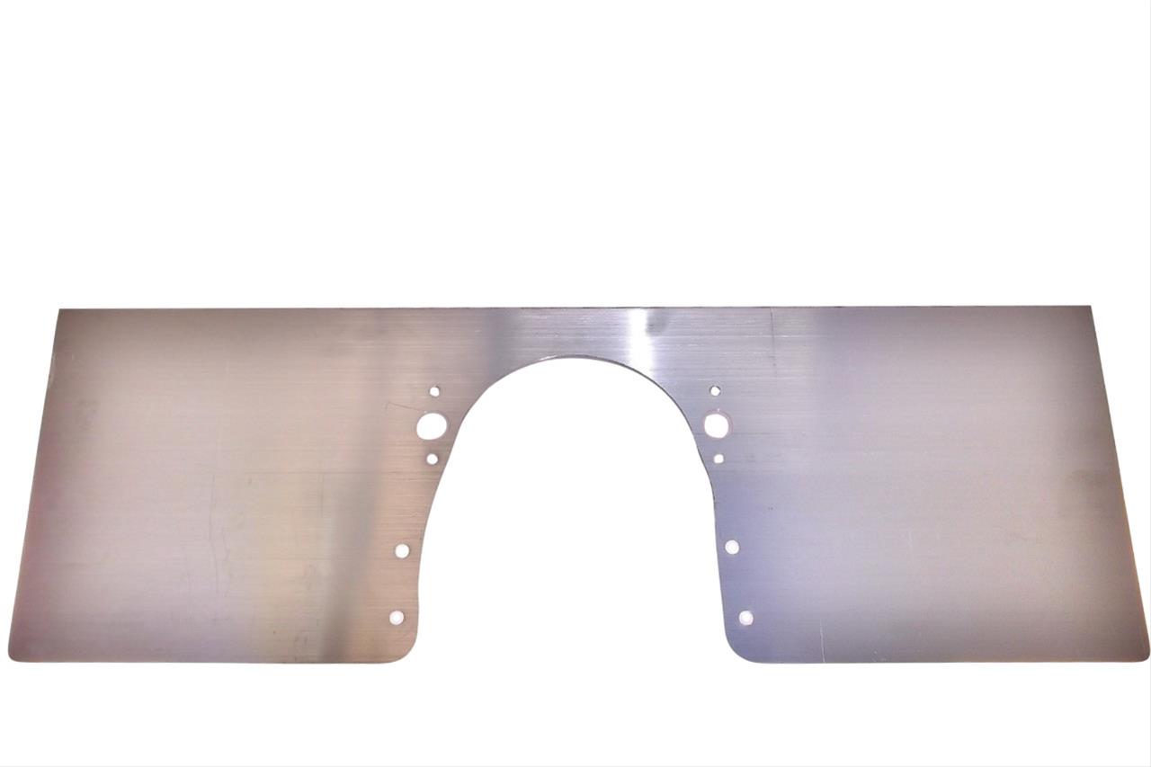 ICT Billet Front Motor Plates 551801 Plate, Aluminum, Natural, Front-Mount, Chevy, Big Block, Each