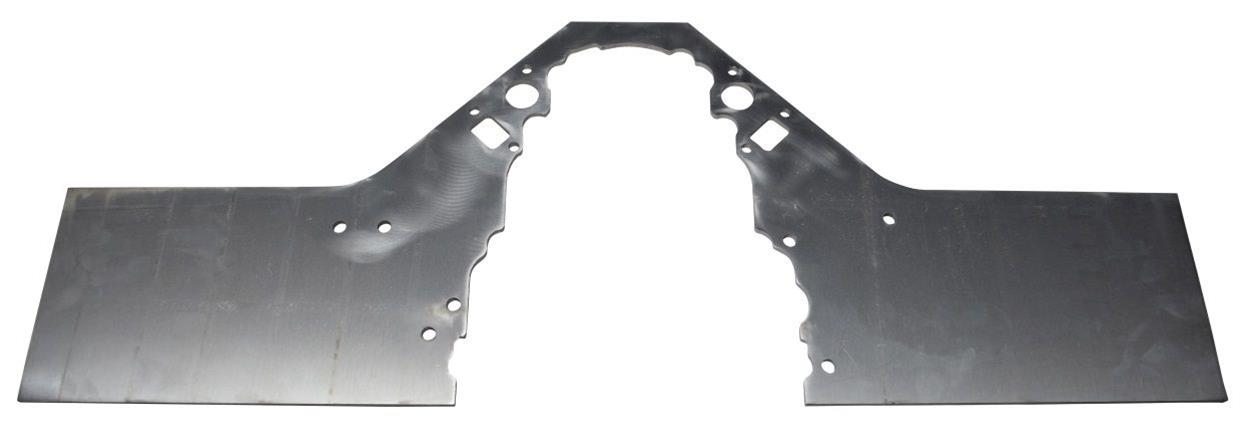 ICT Billet Front Motor Plates 551802 Plate, Aluminum, Natural, 1 Piece, Chevy, LS1, Each