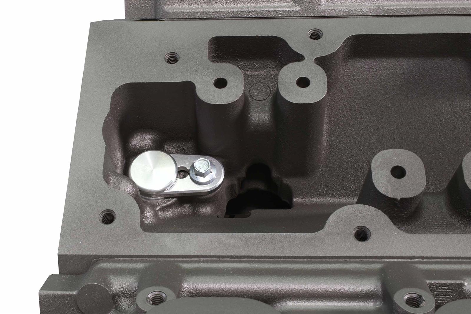 ICT Billet Direct Injection Fuel Pump Lifter Delete Plugs 551965-PLUG Plug Fitting, Plug, Flanged Hex Head, Bolt-on, Aluminum, Natural, Chevy, 5.3L/6.2L Small Block Gen V, Each