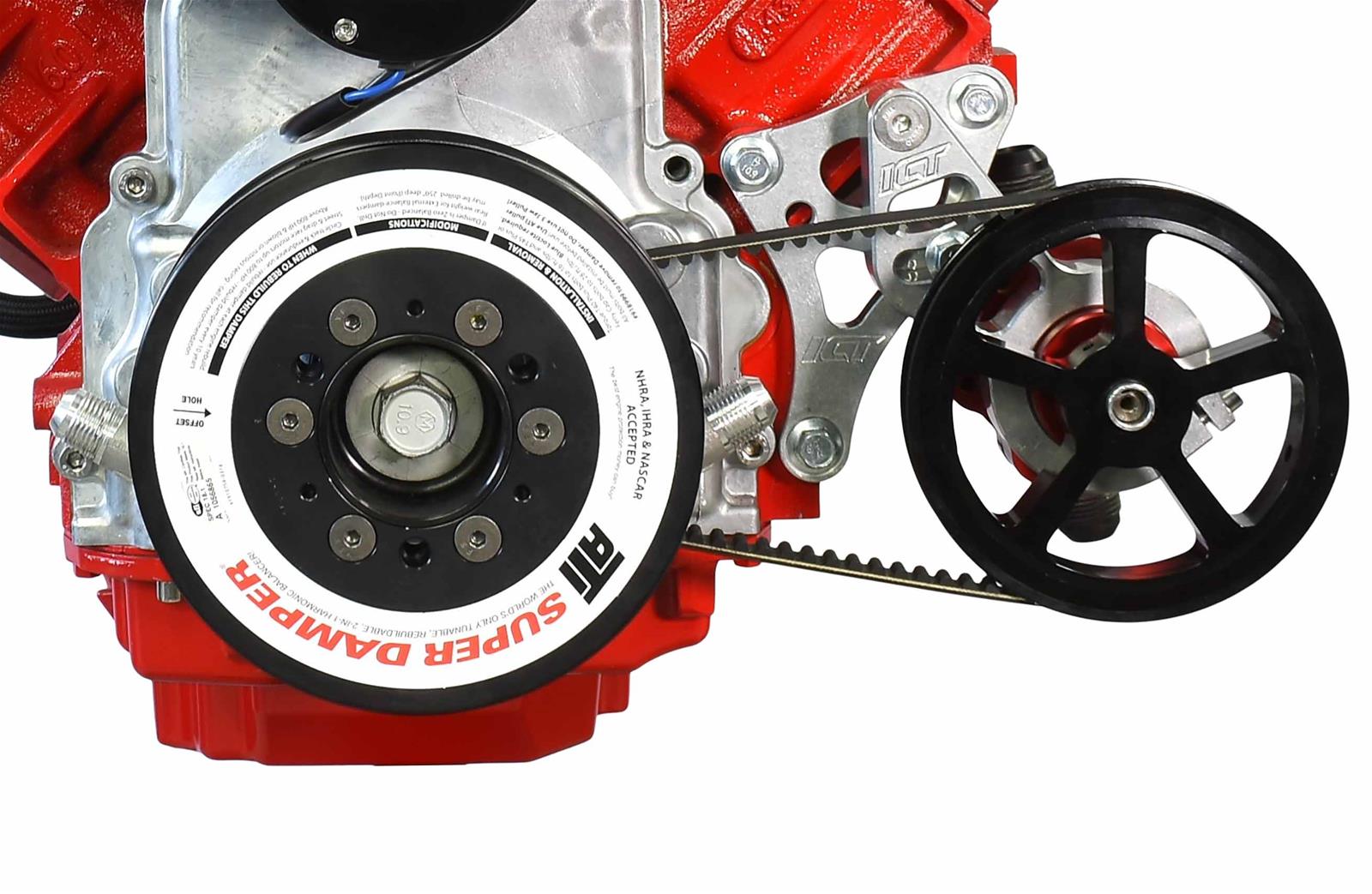 ICT Billet Fuel Pump Mounts 551969-LSD1 Bracket, LS Engine Low Mount Driver Side Mechanical Bracket thumbnail 8